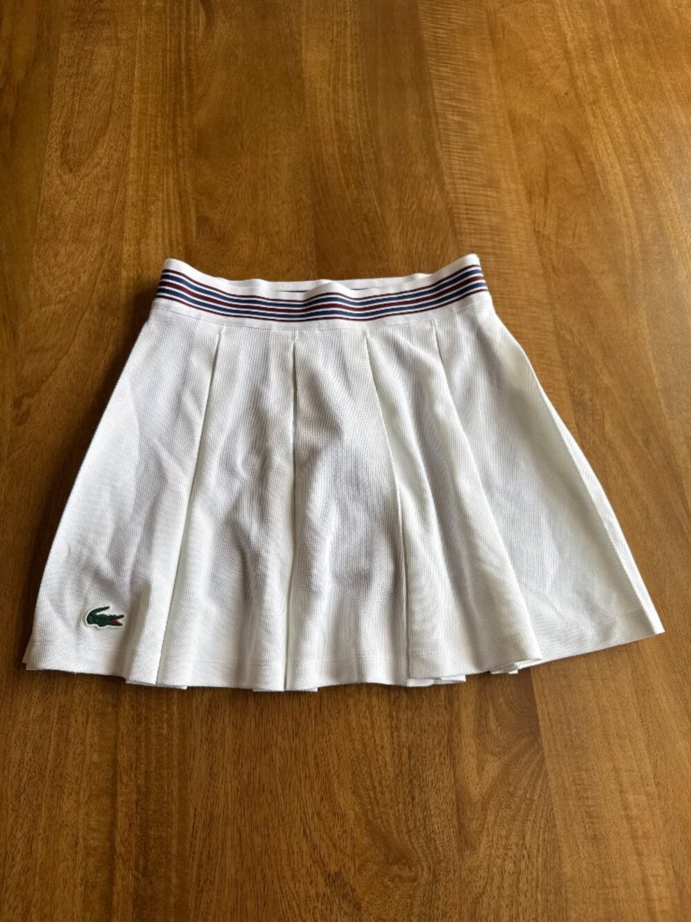 Lacoste Tennis Skirt with Croc Logo Size US 2-EU 34